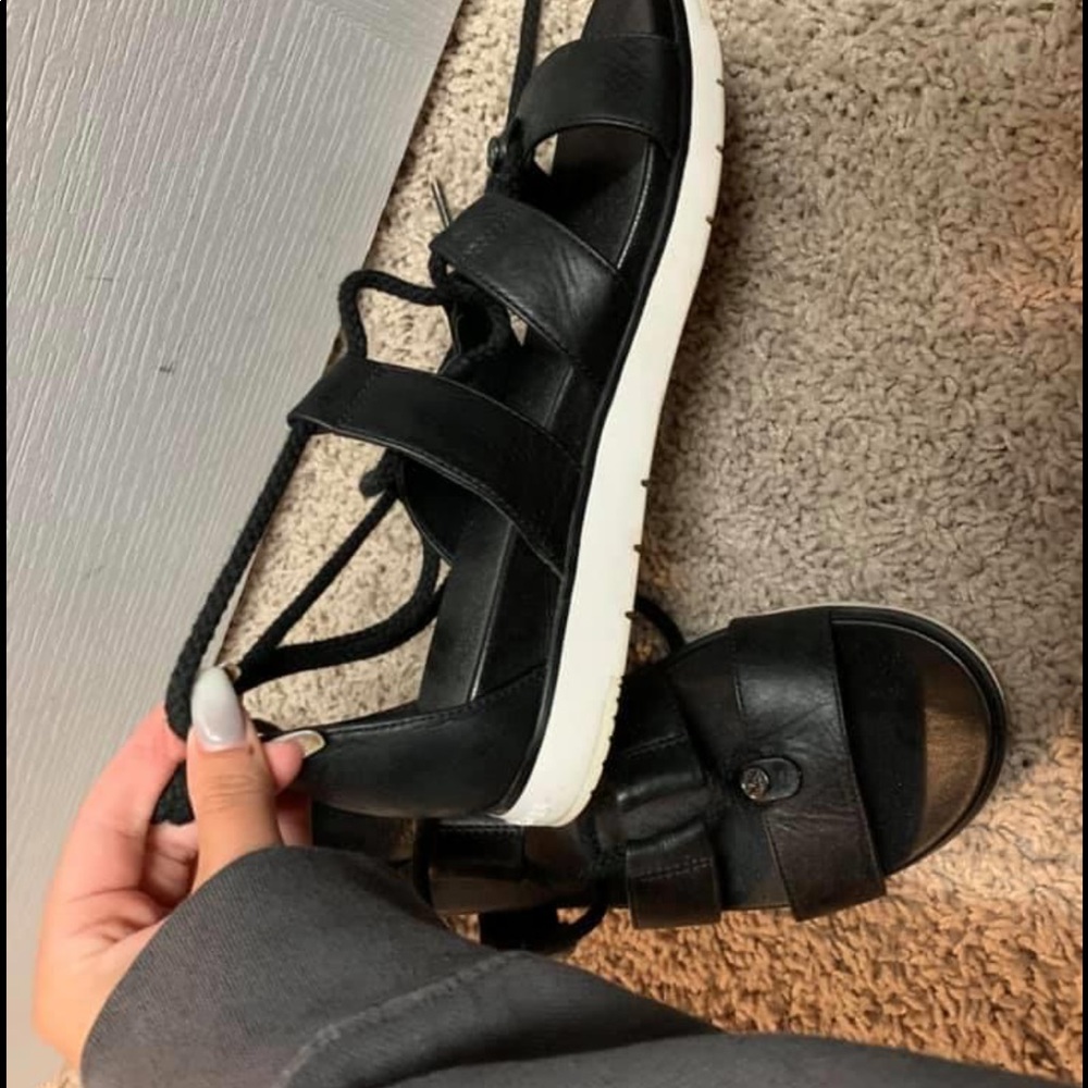 Micheal Kors lace up sandals